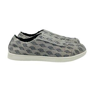 Spenco Womens Shoes 7.5 B Gray Comfort Arch Support Sneakers Distressed Slip On